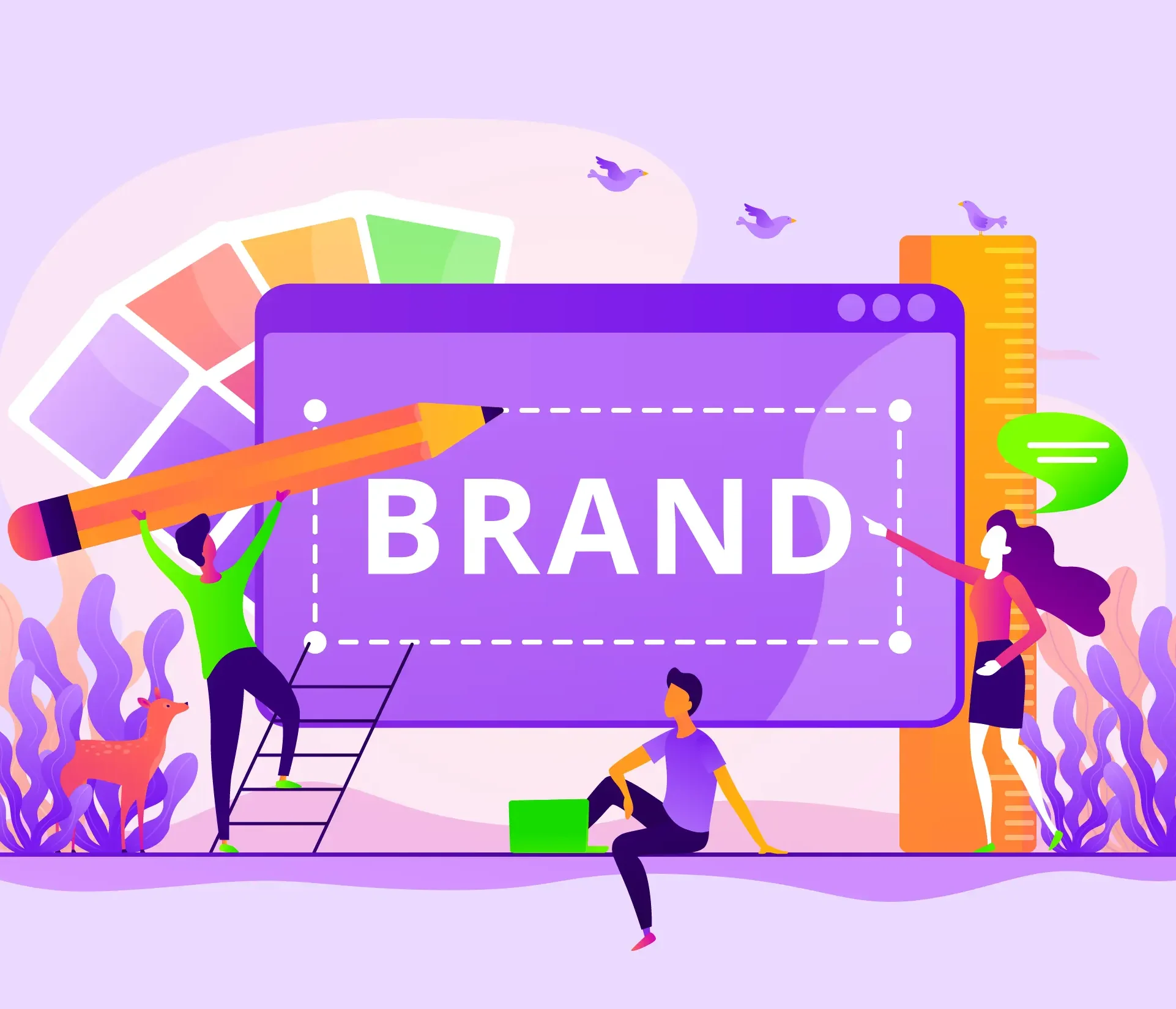 illustation pour l'article sur la charte graphique